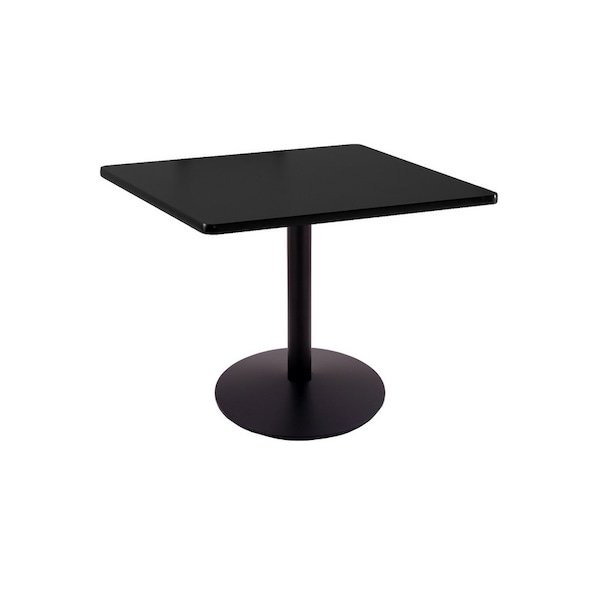30" 214 Black Table, 30" x 30" Square Top